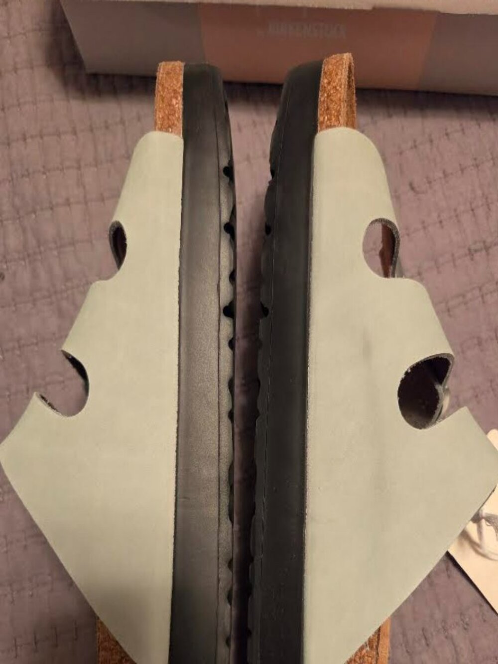 Birkenstock Florida Flex Platform, NWT, Sage Mint Nubuck - Picture 4 of 5